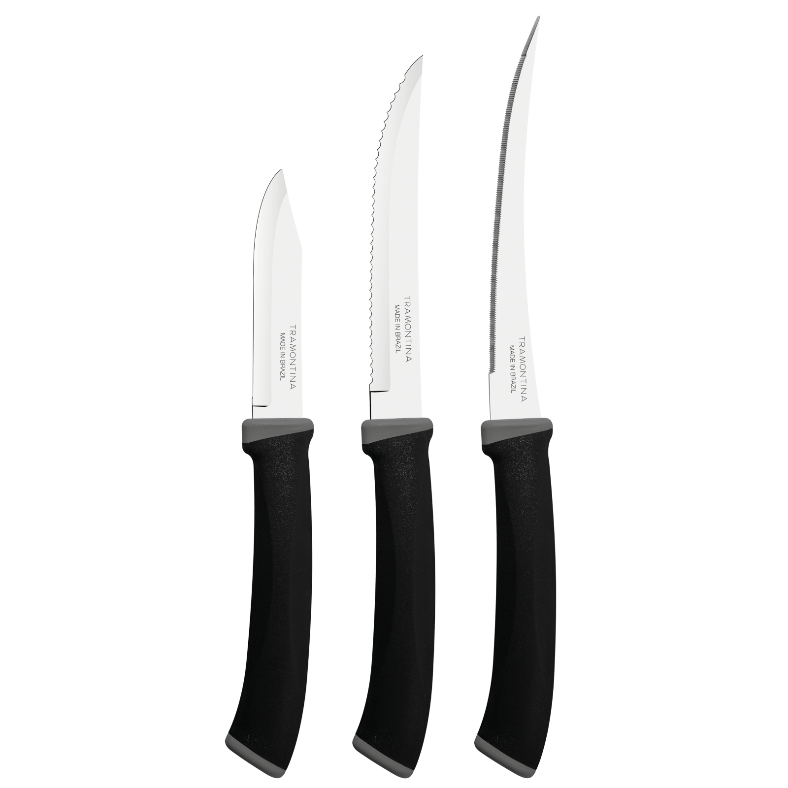 Набір ножів Tramontina Felice Black 3 шт (23499/077)
