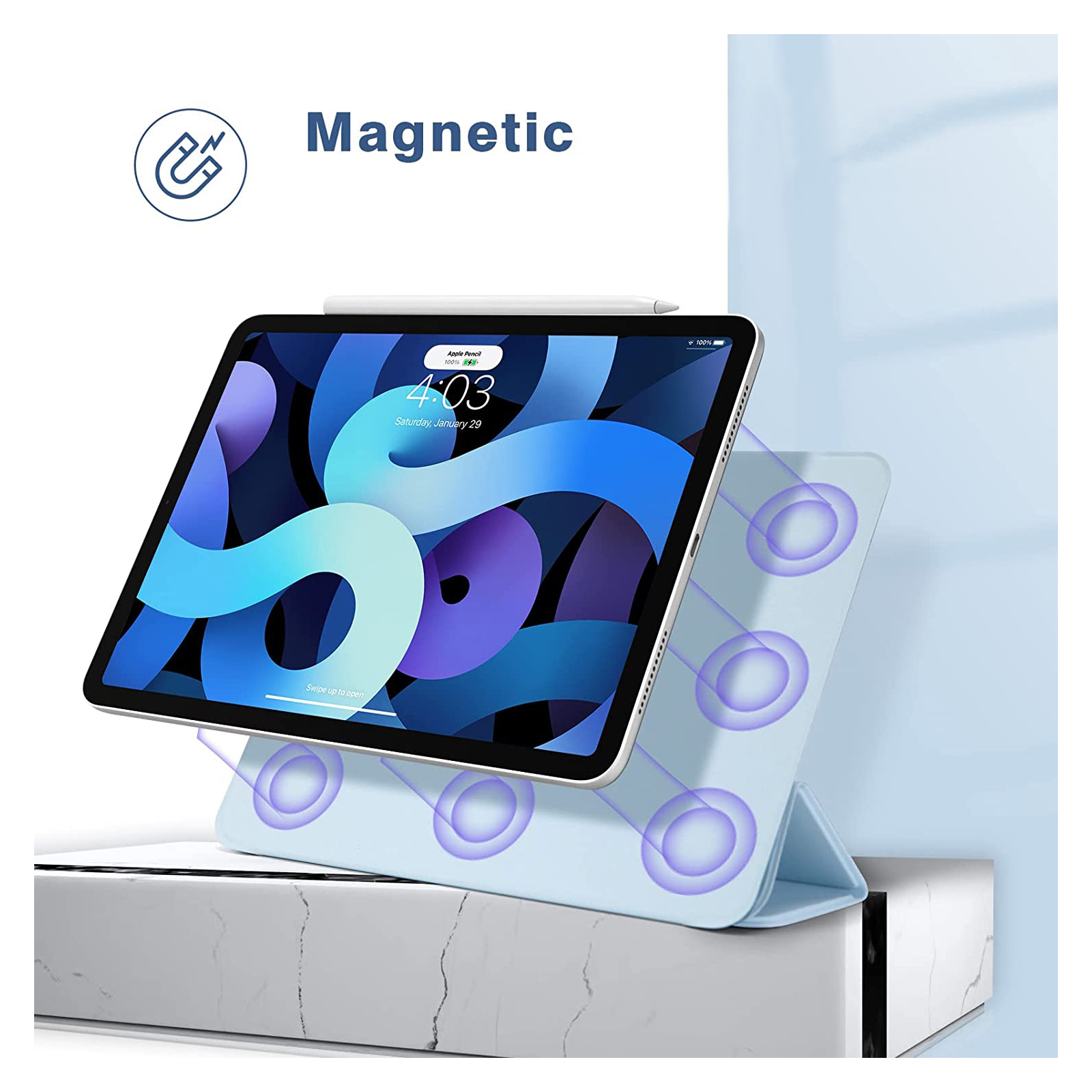 Чехол для планшета BeCover Magnetic Apple iPad 10.9" 2022 Green (708534) изображение 3