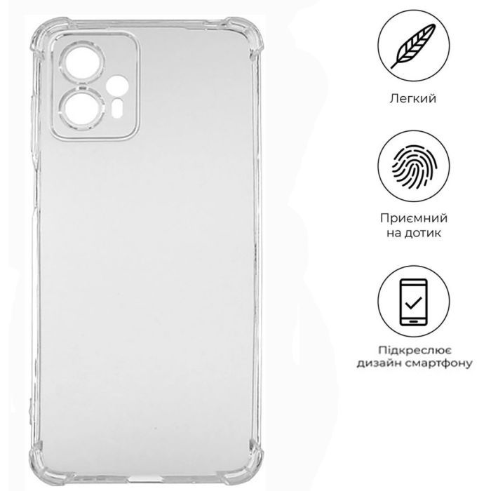 Чехол для мобильного телефона BeCover Anti-Shock Motorola Moto G13/G23/G53 Clear (709318) изображение 4