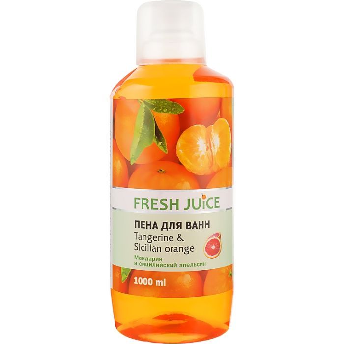 Пена для ванн Fresh Juice Tangerine & Sicilian Orange 1000 мл (4823015936326)