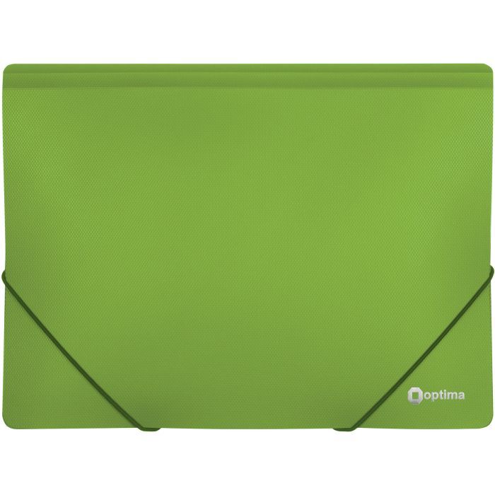 Папка на резинках Optima А4 двухцветная, оранжевая (O30698-06)