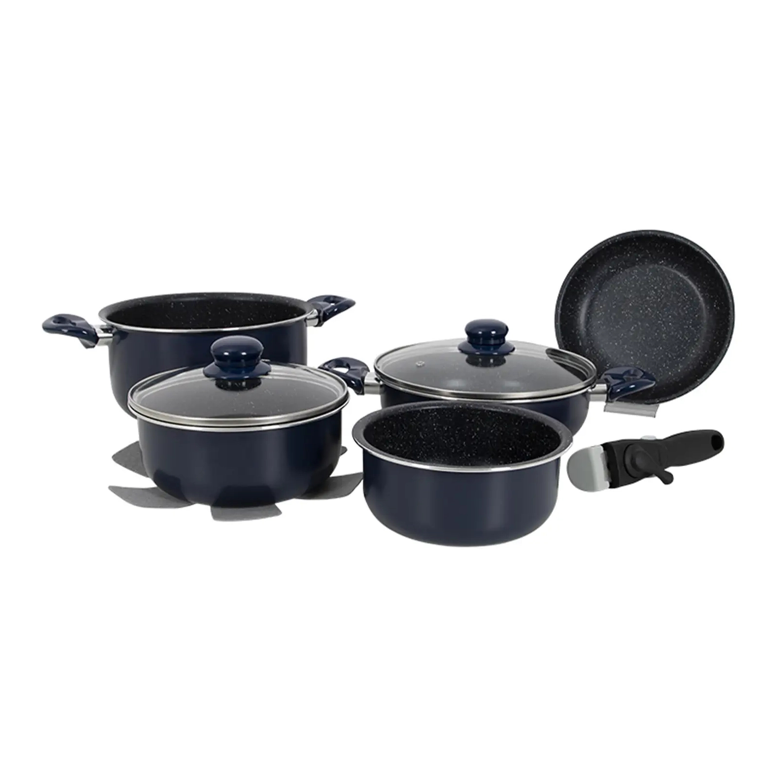 Набор посуды Gimex Cookware Set induction 8 предметів Silver (6977227)