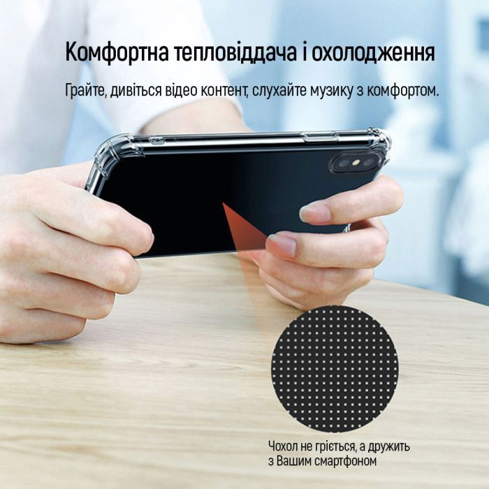 Чохол до мобільного телефона ColorWay TPU AntiShock Xiaomi 13 Clear (CW-CTASX13) зображення 6