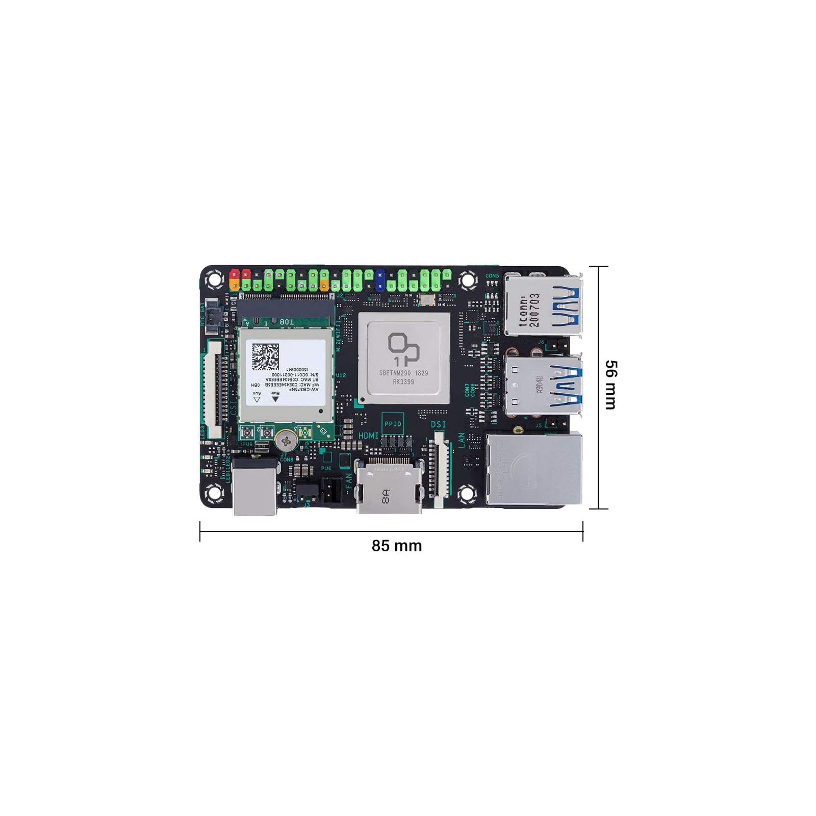 Промисловий ПК ASUS Tinker board 2 RK3399/2G RAM (RG003) зображення 4