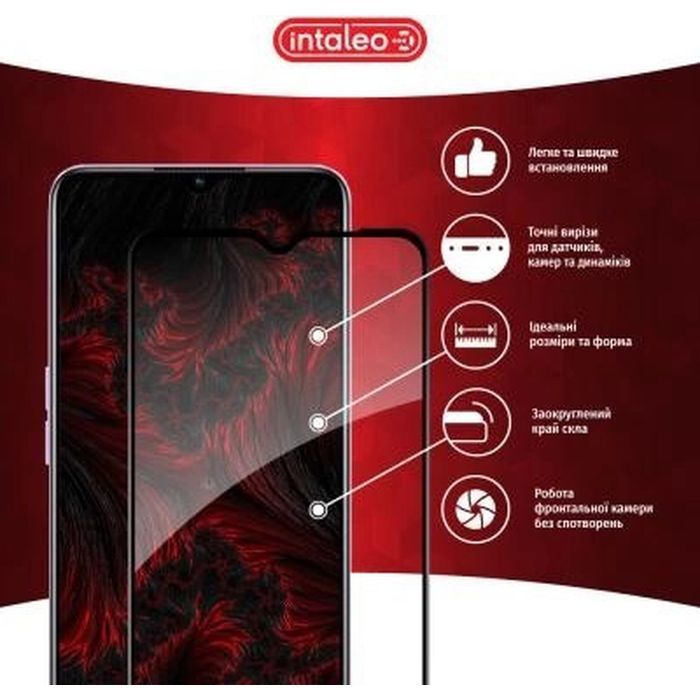 Стекло защитное Intaleo Full Glue Realme 9 Pro Plus (1283126542695) изображение 2