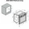 Духовой шкаф Minola EOD 6804 Platinum Gray изображение 12