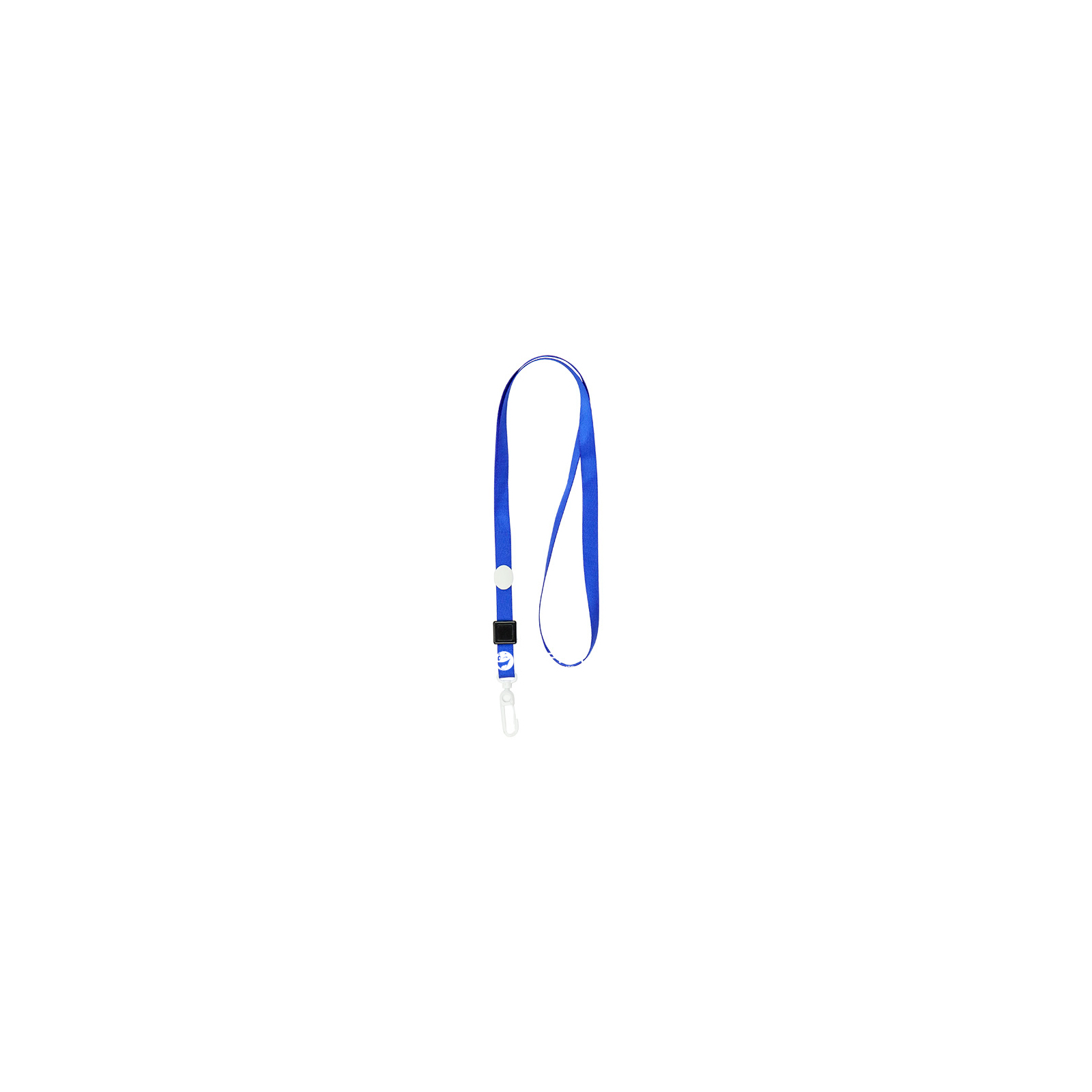 Шнурок для бейджа Axent з карабіном, синій (4531-02-A)
