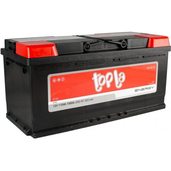 Аккумулятор автомобильный Topla 110 Ah/12V TOP Euro (108 210T)