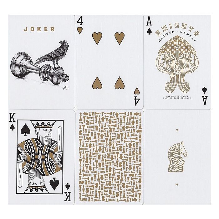 Карты игральные Ellusionist Knights (gold) (PC_ELKNg) изображение 2
