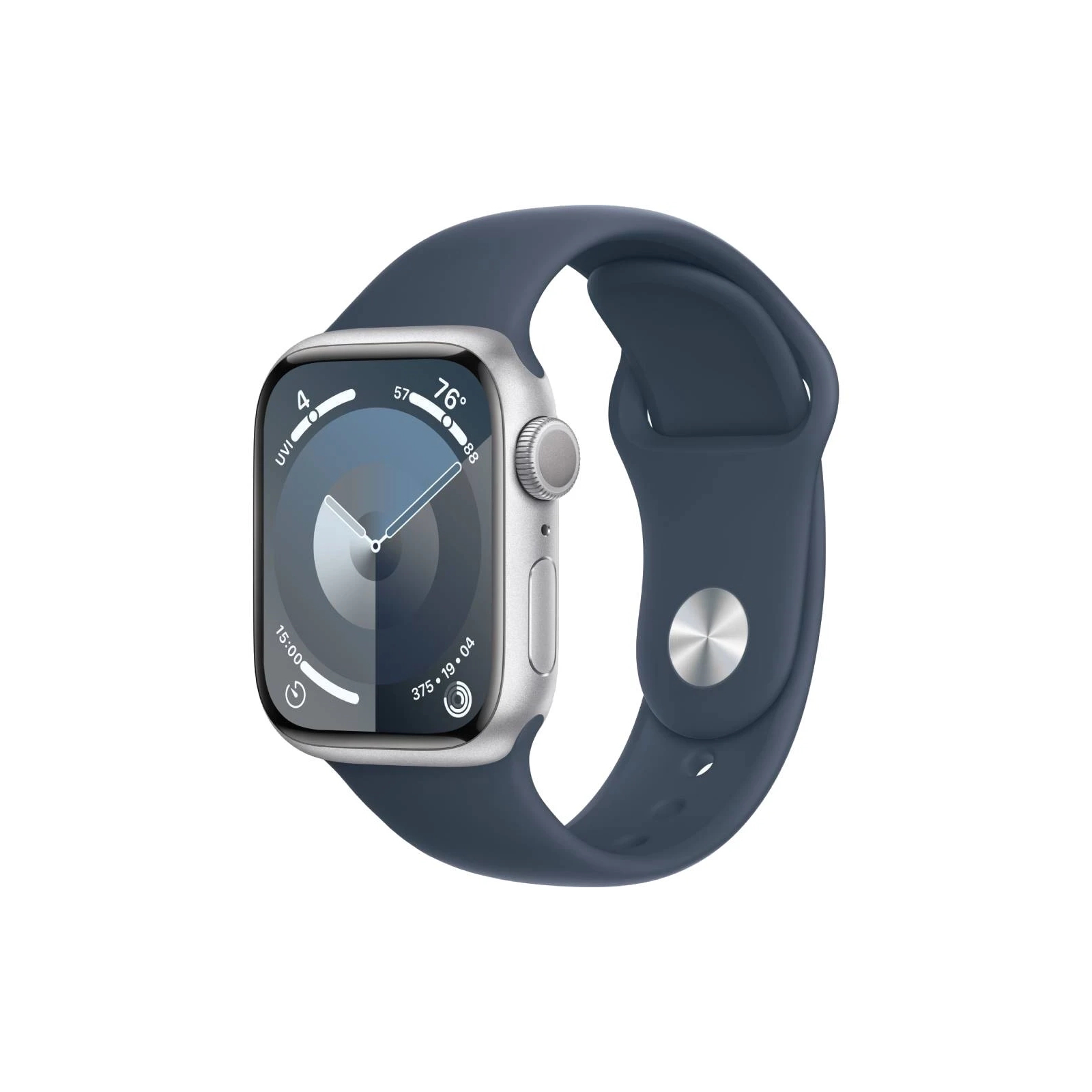 Смарт-часы Apple Watch Series 9 GPS 41mm Starlight Aluminium Case with Starlight Sport Band - S/M (MR8T3QP/A)