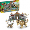 Конструктор LEGO Jurassic World Центр посетителей: Атака тиранозавра и раптора 693 детали (76961) изображение 9