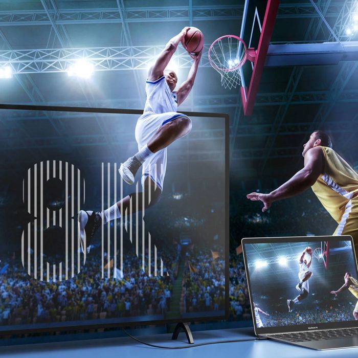 Дата кабель USB-C to USB-C 0.8m USB 4 100W 40Gbps 8K60Hz Choetech (XCC-1028) зображення 5