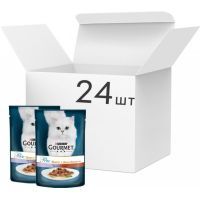 Вологий корм для кішок Purina Gourmet Perle Duo. З телятиною і качкою в підливі 85г (7613033580024) зображення 2