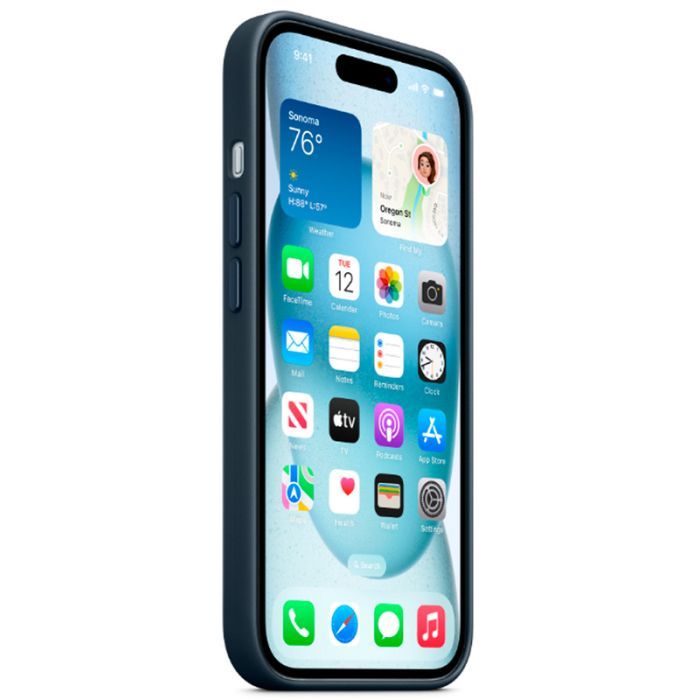 Чехол для мобильного телефона Apple iPhone 15 FineWoven Case with MagSafe Taupe (MT3C3ZM/A) изображение 7
