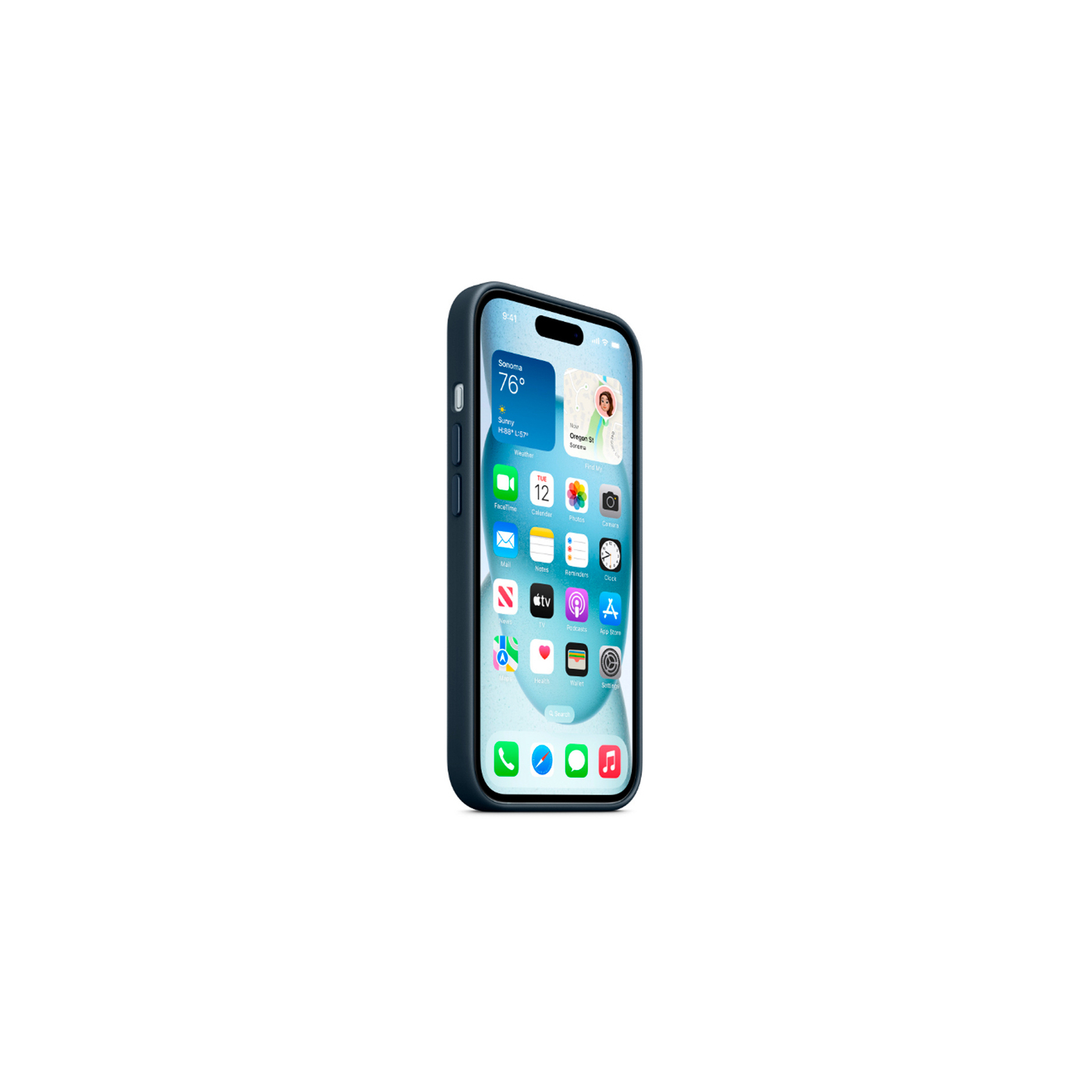 Чехол для мобильного телефона Apple iPhone 15 FineWoven Case with MagSafe Taupe (MT3C3ZM/A) изображение 7