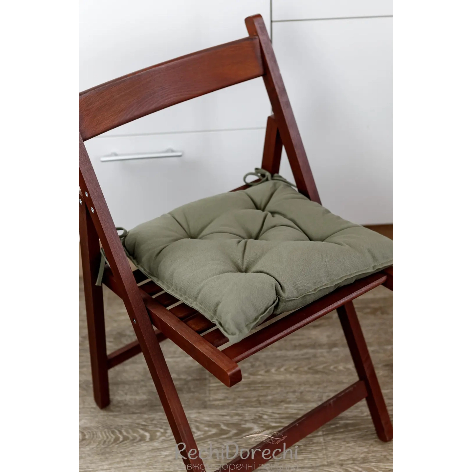 Подушка на стілець Прованс Олива 40х40 см (4823093448308) зображення 2