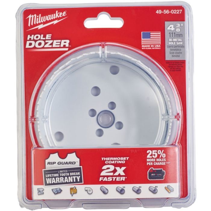 Коронка Milwaukee Bi-Metal HoleDozer 117мм (49560239) изображение 2