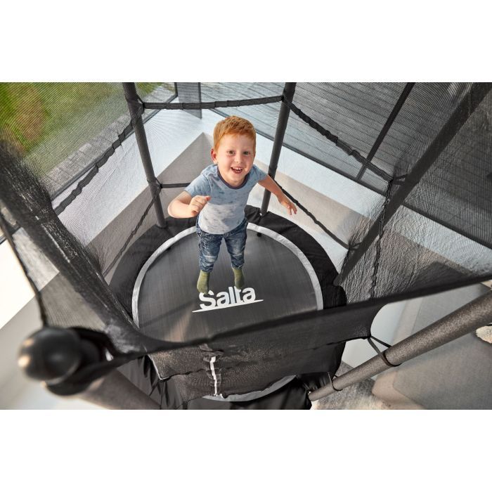 Батут Salta Junior круглий 140 см Чорний (5426A) изображение 2