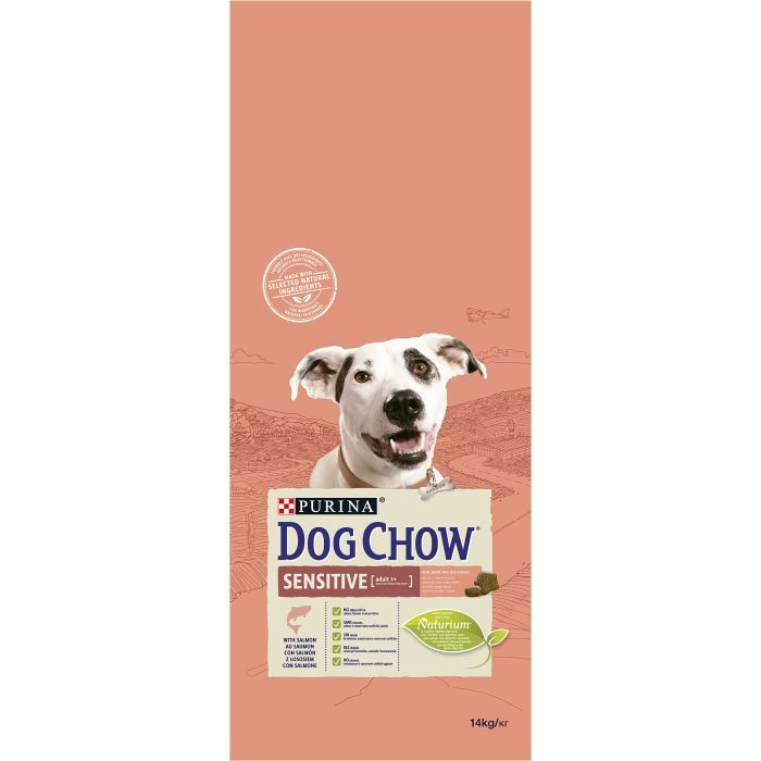 Сухий корм для собак Purina Dog Chow для дорослих, схильних до алергії собак з лососем 14 кг (7613034488244) зображення 3