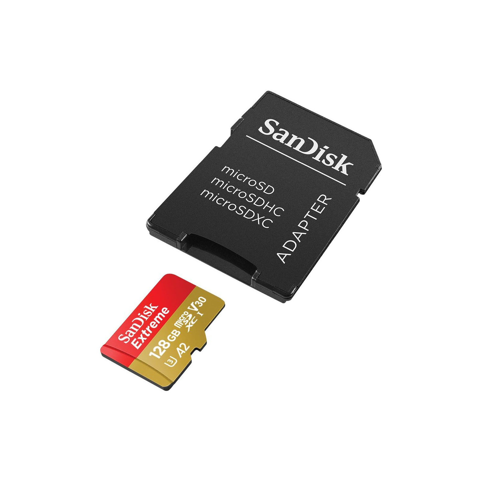 Карта памяти SanDisk 128GB microSD class 10 UHS-I Extreme For Action Cams and Dro (SDSQXAA-128G-GN6AA) изображение 2