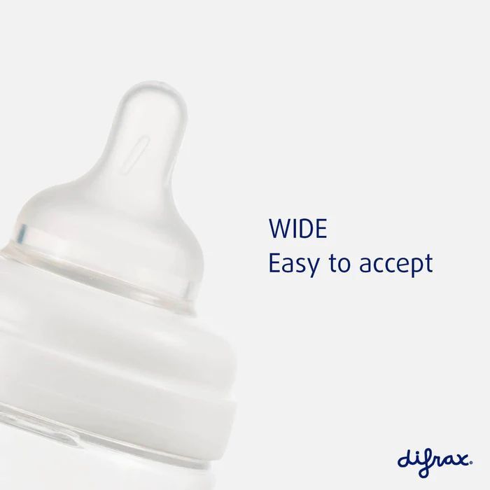 Бутылочка для кормления Difrax S-bottle Wide с силиконовой соской, 310 мл (707 Brick) изображение 6