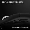 Мышка Logitech G Pro X Superlight 2 Lightspeed Wireless Black (910-006630) изображение 2