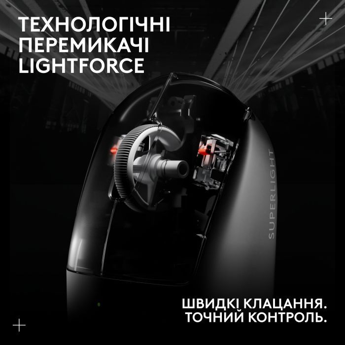 Мышка Logitech G Pro X Superlight 2 Lightspeed Wireless Black (910-006630) изображение 5