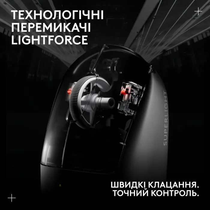 Мишка Logitech G Pro X Superlight 2 Lightspeed Wireless Black (910-006630) зображення 5