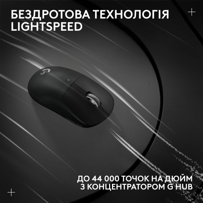 Мышка Logitech G Pro X Superlight 2 Lightspeed Wireless Black (910-006630) изображение 9