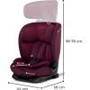 Автокрісло Kinderkraft Oneto3 i-Size Cherry Pearl (KCONE300RED0000) (5902533922185) зображення 11
