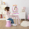 Игровой набор Smoby Столик с зеркалом Дисней Принцессы Парикмахерская 2 в 1 со стульчиком и аксессуарами (320250) изображение 8