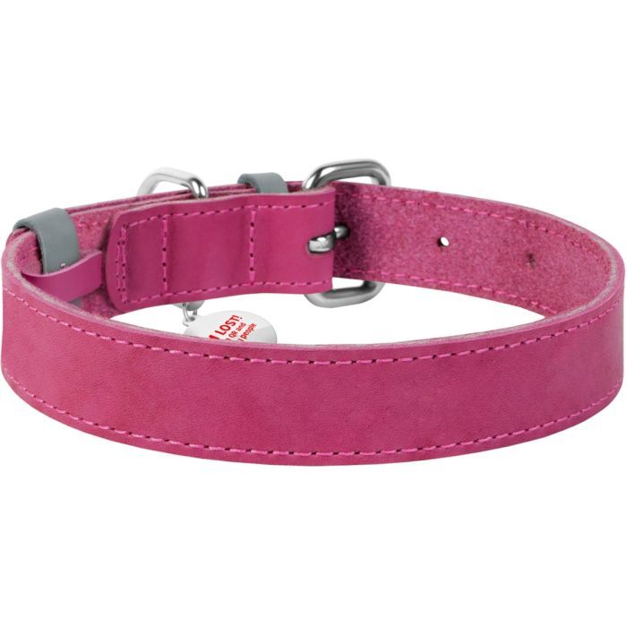 Нашийник для тварин WAUDOG Classic шкіряний 35 мм х 46-60 см салатовий (02395) зображення 2