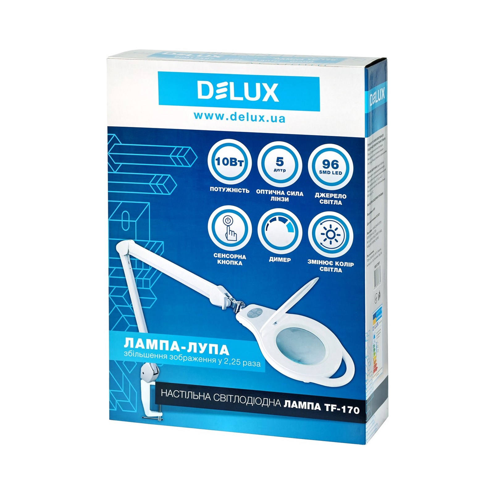 Настільна лампа Delux LED TF-170 5D 10 Вт (90017597) зображення 3