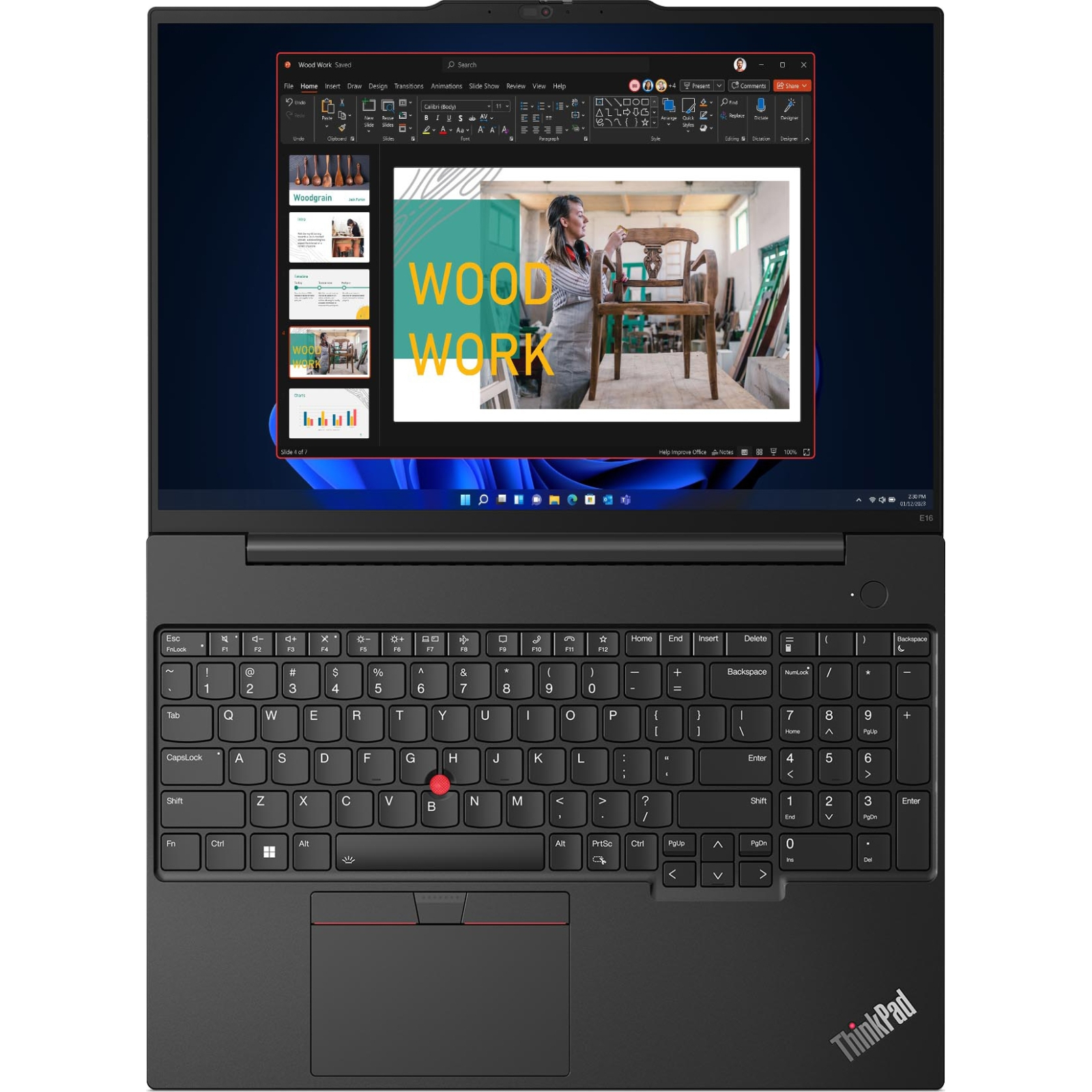 Ноутбук Lenovo ThinkPad E16 G1 (21JN004XRA) зображення 4