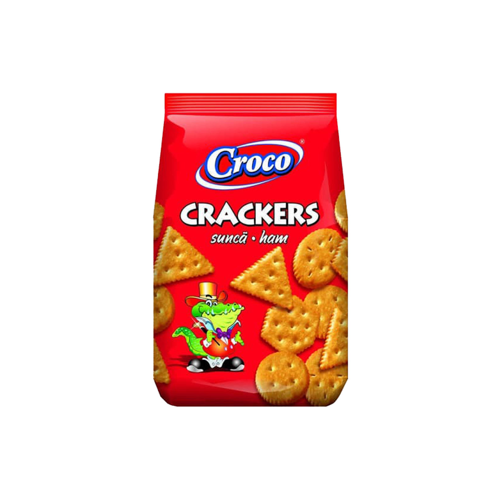 Печиво Croco Crackers з шинкою 100 г (5941194000740)