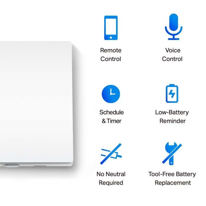 Умный выключатель TP-Link Tapo S220 изображение 2
