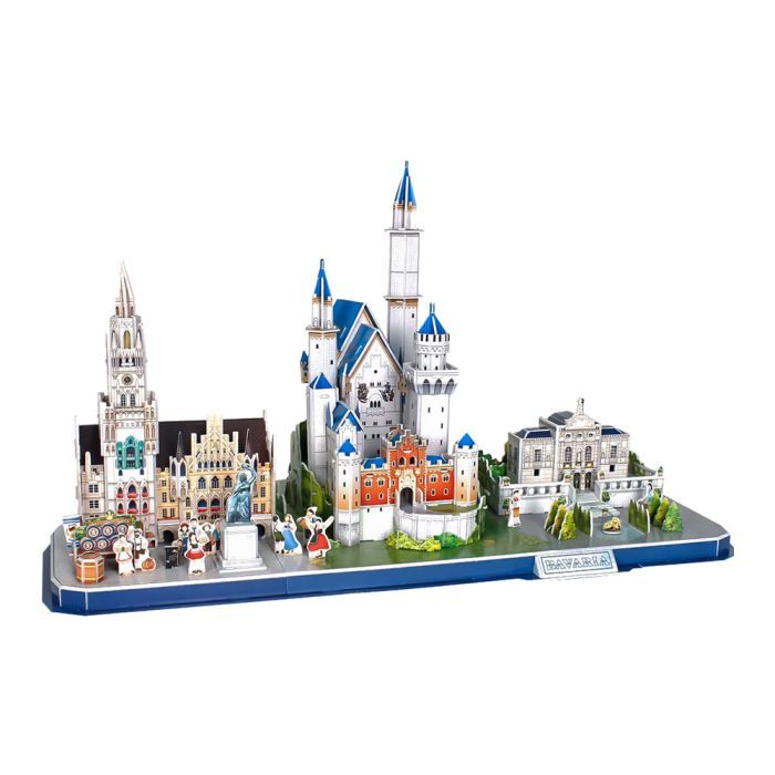 Пазл Cubic Fun Трехмерная головоломка-конструктор City Line Бавария (MC267h) изображение 2