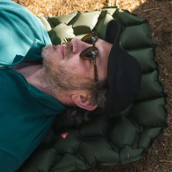 Туристичний килимок Highlander Nap-Pak Inflatable Sleeping Mat PrimaLoft 5 cm Olive (AIR072-OG) (930481) зображення 8