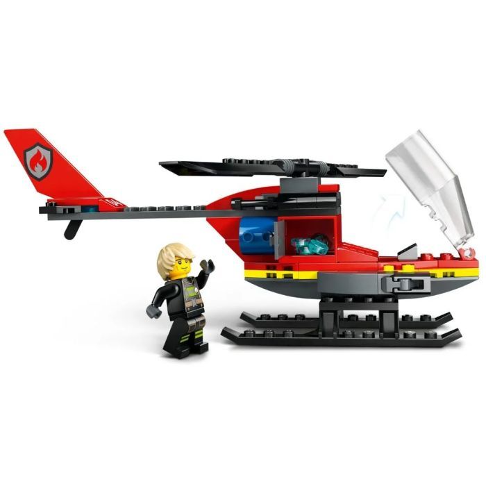 Конструктор LEGO City Пожежний рятувальний гелікоптер 85 деталей (60411) зображення 5