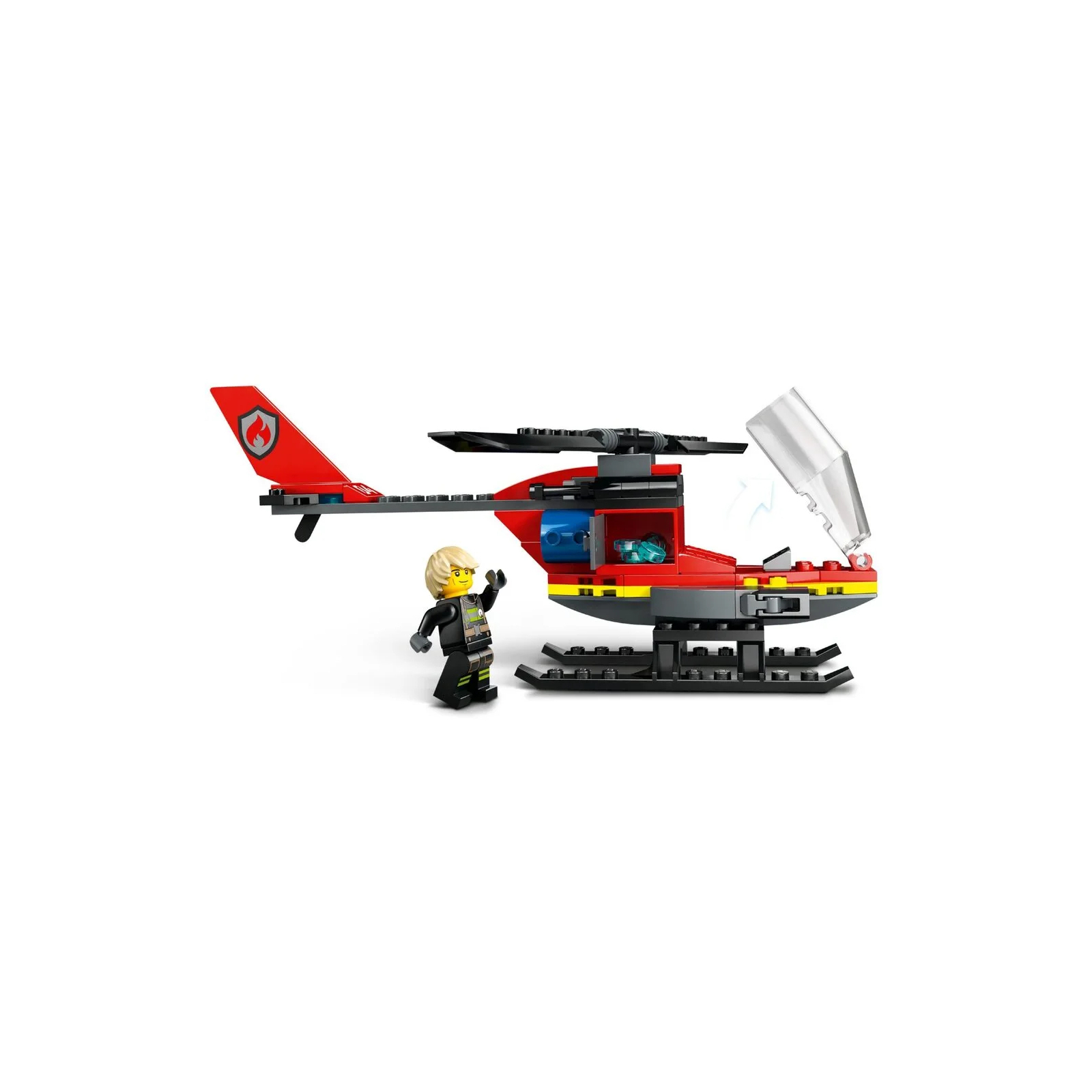 Конструктор LEGO City Пожежний рятувальний гелікоптер 85 деталей (60411) зображення 5