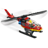 Конструктор LEGO City Пожежний рятувальний гелікоптер 85 деталей (60411) зображення 6