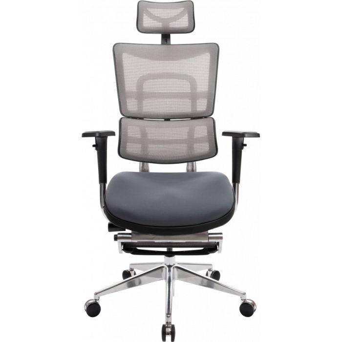 Офисное кресло GT Racer X-802L Bright Gray (X-802L Bright Gray (W-20 B-40)) изображение 2