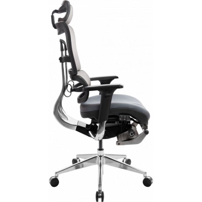 Офисное кресло GT Racer X-802L Bright Gray (X-802L Bright Gray (W-20 B-40)) изображение 4