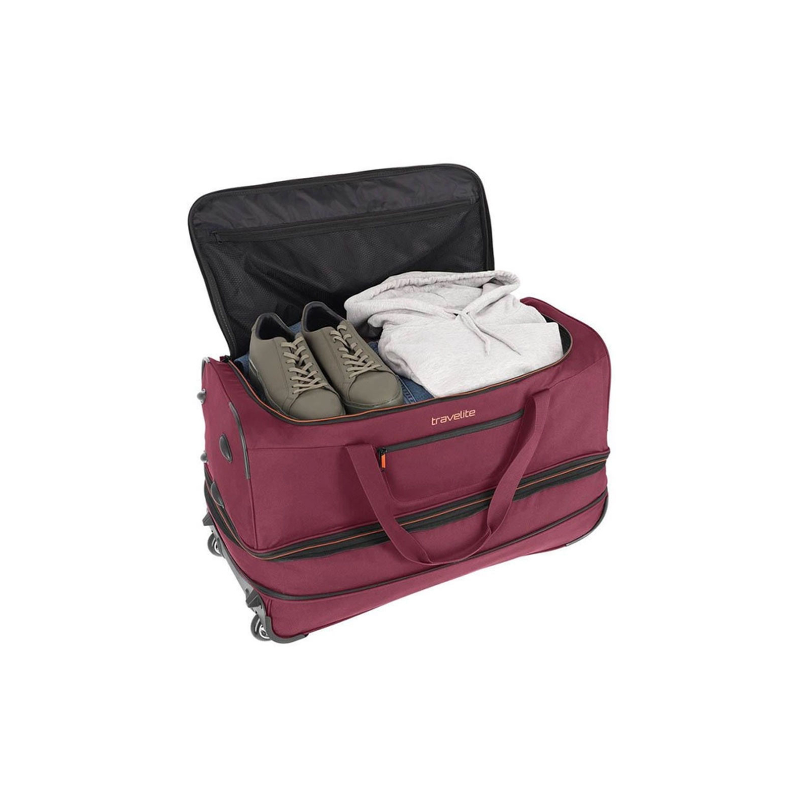 Дорожня сумка Travelite Basics L 119 л Bordeaux (TL096276-70) зображення 3