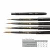 Пензлик для малювання Rosa Соболь круглий, TRAVEL BRUSH, OCEAN 168, № 6 (4823098516781) зображення 3