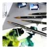 Пензлик для малювання Rosa Соболь круглий, TRAVEL BRUSH, OCEAN 168, № 6 (4823098516781) зображення 5