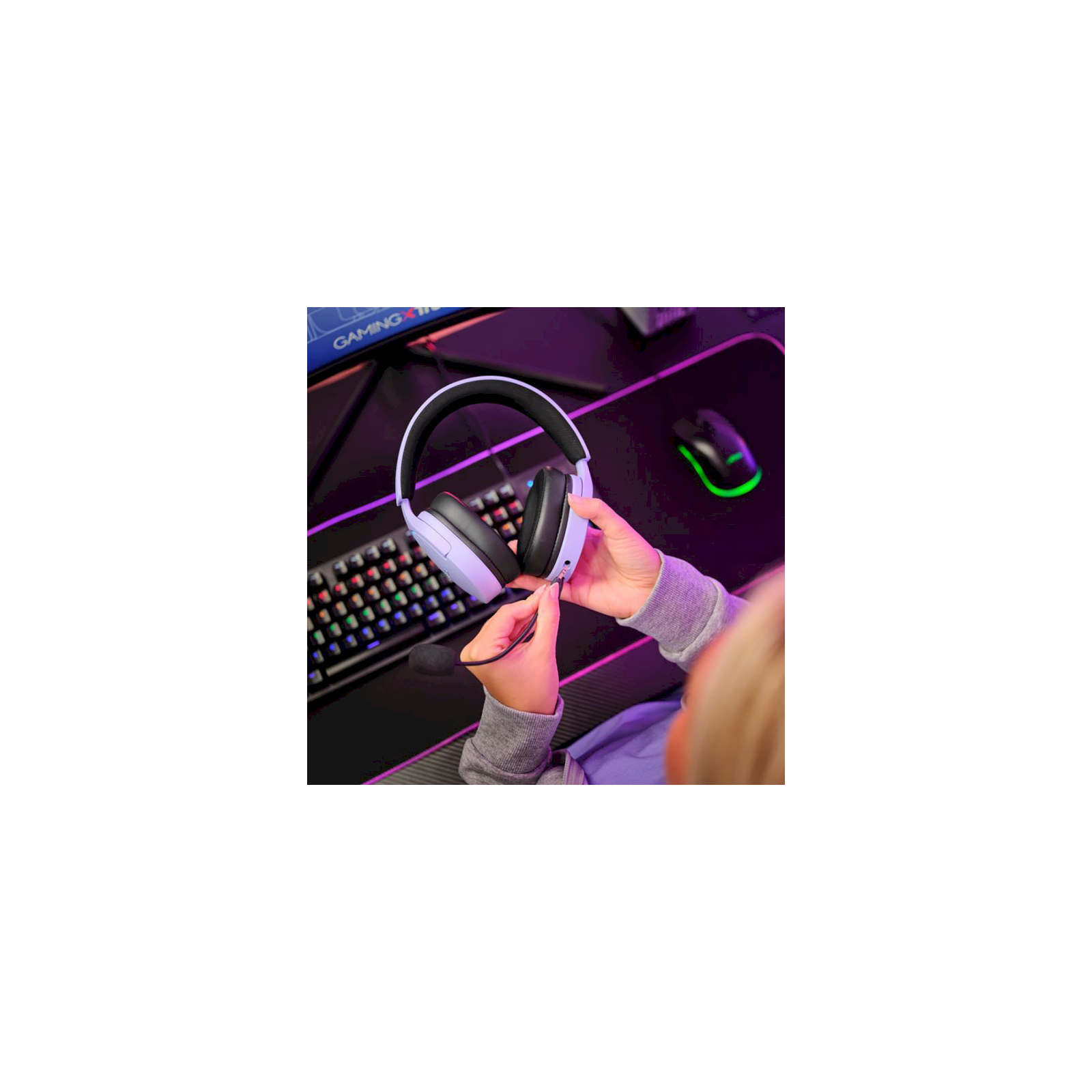 Наушники Trust GXT 490 Fayzo 7.1 USB-A Purple (25303) изображение 9