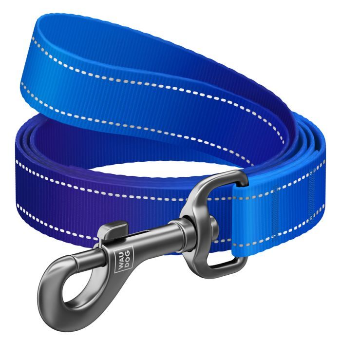 Поводок для собак WAUDOG Nylon Mono, светоотражающий S оранжевый (52174) изображение 2