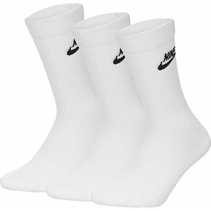 Шкарпетки Nike U NK NSW EVERYDAY ESSENTIAL CR 3PR DX5025-100 34-38 3 пари Білі (196148785685)