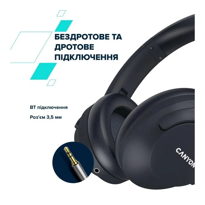Навушники Canyon OnRiff 10 ANC Bluetooth Purple (CNS-CBTHS10PU) зображення 10